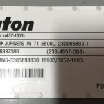 Eaton Hydraulics Division PN 233-4057-003