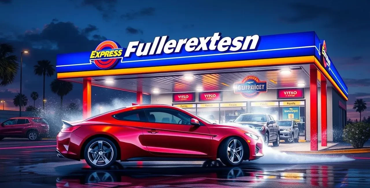 fullerton express car wash​