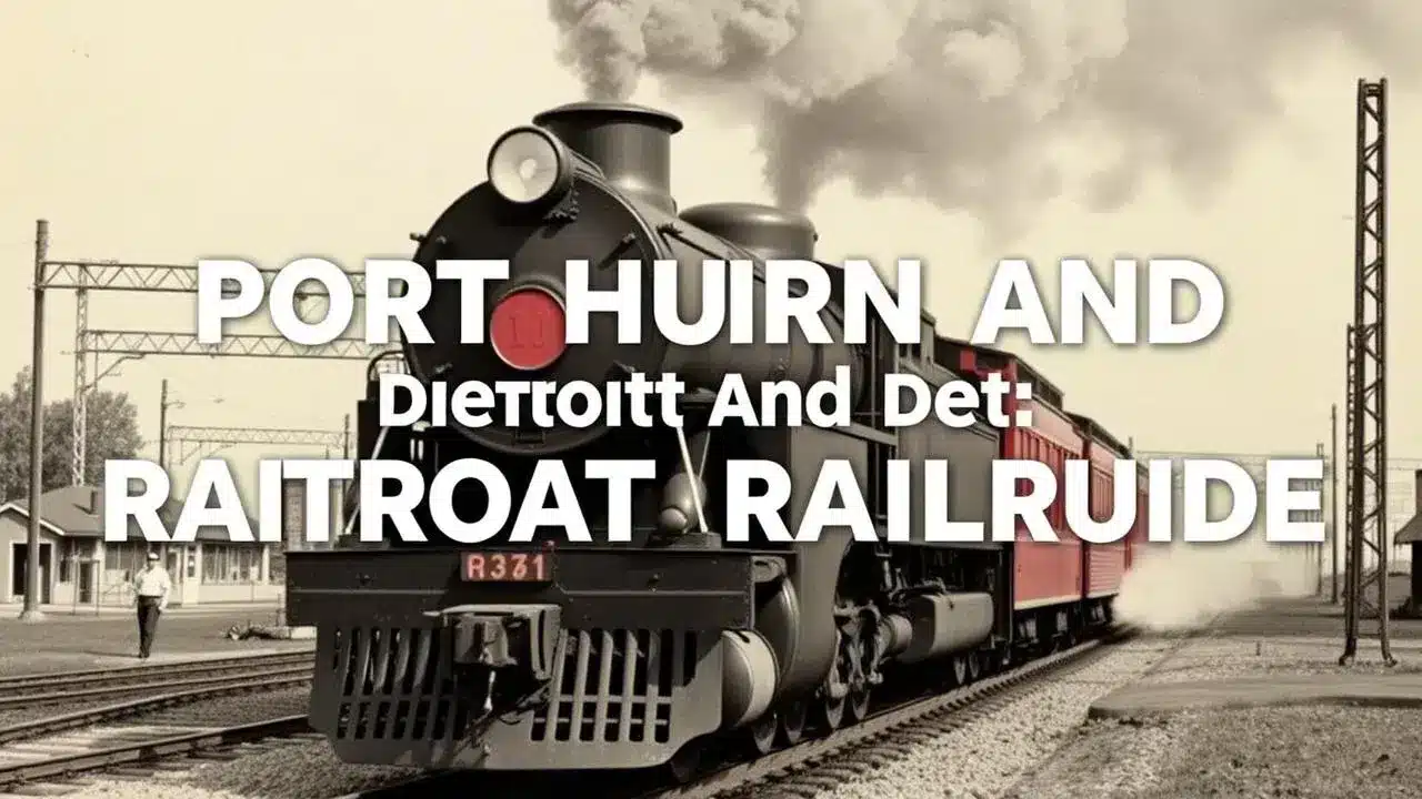 Port Huron and Detroit Railroad History Guide